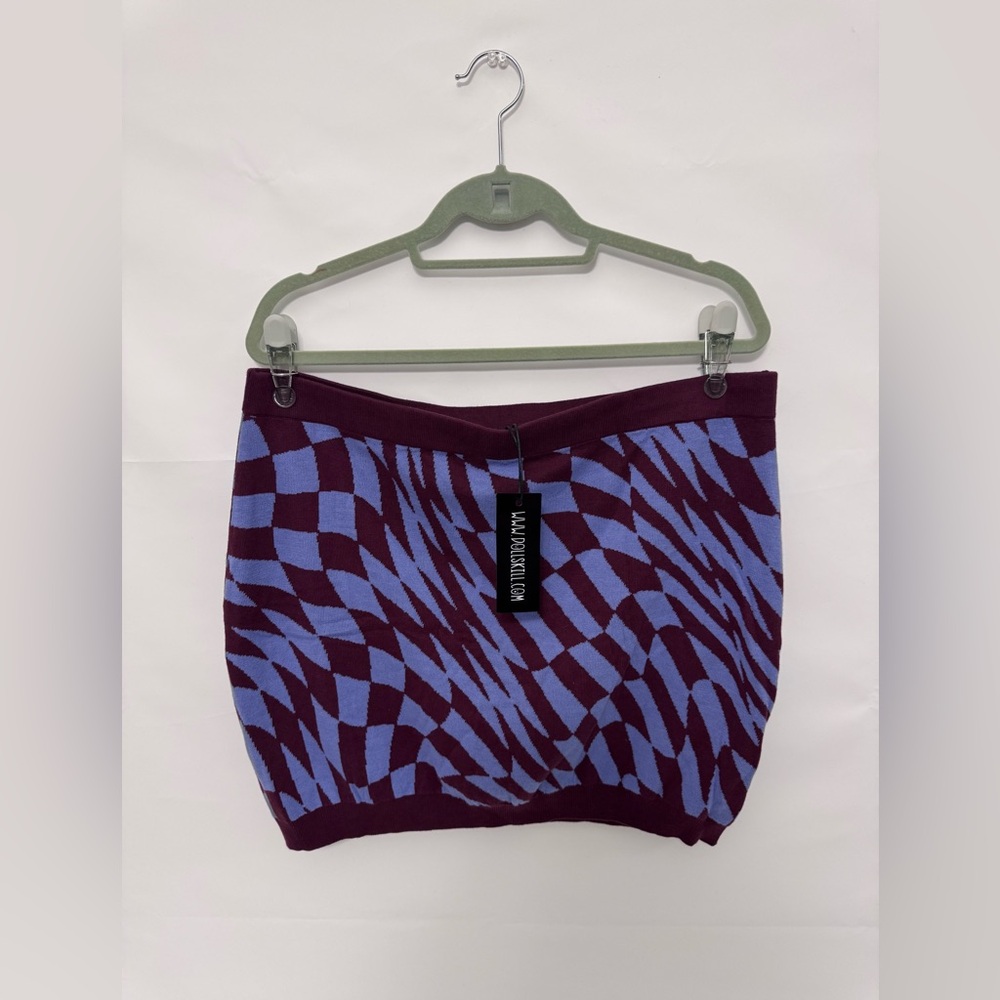 Dolls Kill (Current Mood) Checkered Skirt